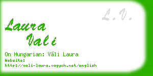 laura vali business card